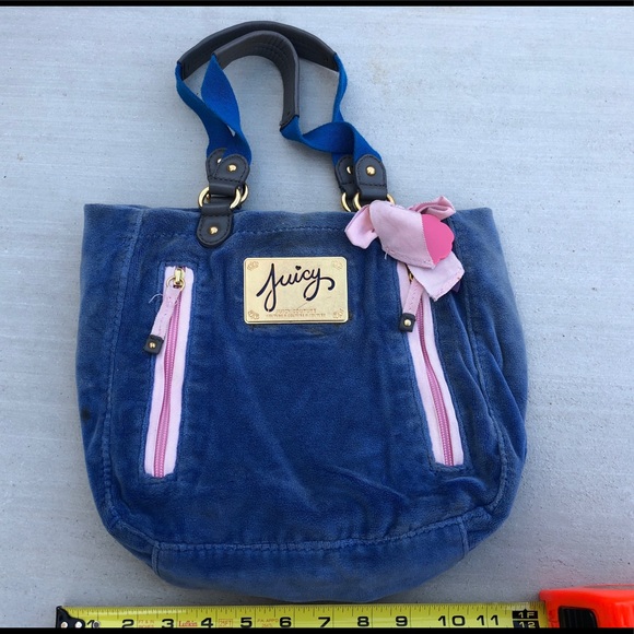 Juicy Couture women’s velvet handbag VTG Floral